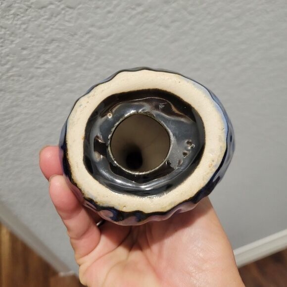 VTG Studio Pottery Bird Duck Blue Glazed Handmade Figurine Sculpture 6 x 3.5" - Picture 6 of 12